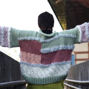 Model "Butterfly" - Luksusowy sweter z Merynosa i Alpaki